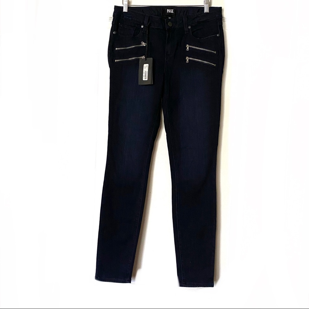 Paige Denim Edgemont Transcend Fabric Zip Jeans 29